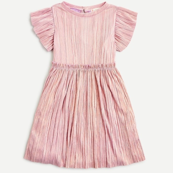 Crewcuts Other - Crewcuts Girls' Dress In Holographic Shimmer